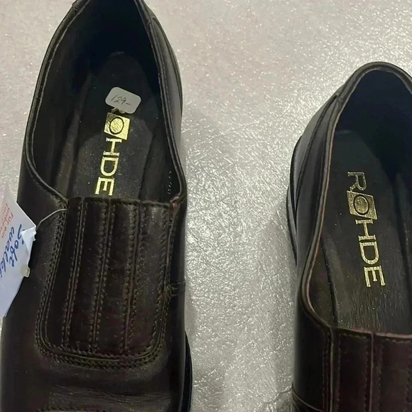 [7]ROHDE  Slip On Brown Leather Women Dress/Walking Shoes - Picture 4 of 9